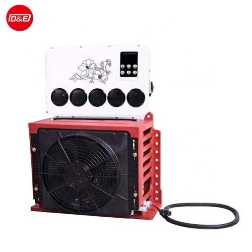 12V 24V Battery powered cab truck sleeper parking air conditioner for excavators and construction machinery vehicles