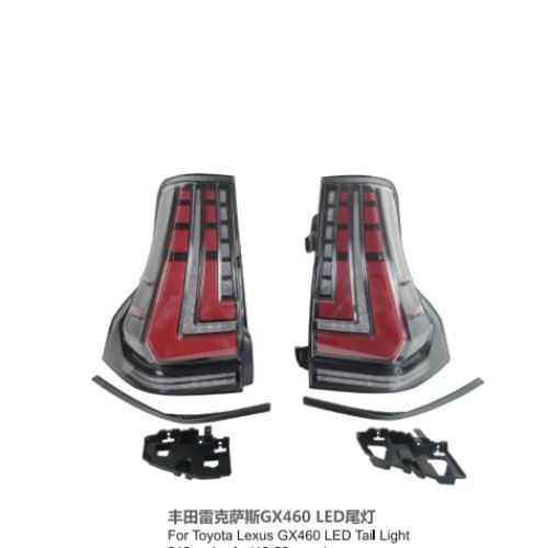 Car Lighting Accessories Headlights LED For Toyota Lexus GX460 LED Tail Light919-redcollor(10-20years)