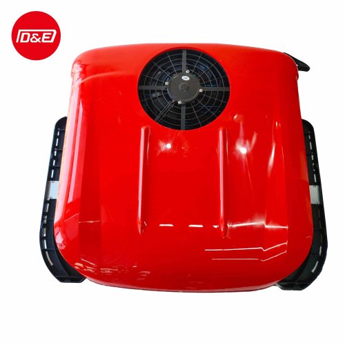 12v 24v roof top parking air conditioner for truck RV APU 2800W 10000BTU rotary compressor brushless fan high cooling capacity