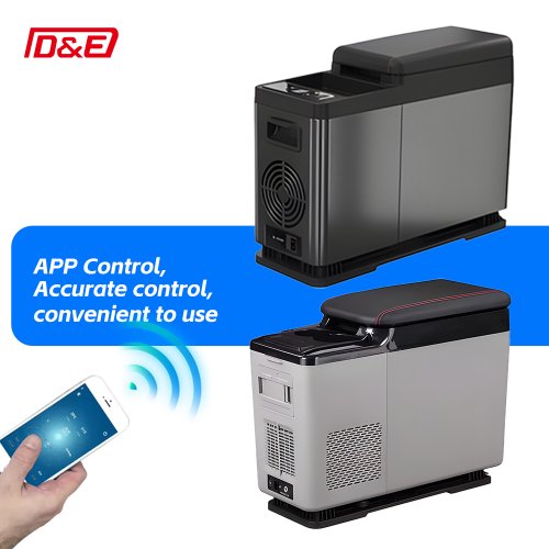 High Quality DC 12V Small Car Fridge Mini Portable 8L Electric Refrigerator for Car Truck Boat Outdoor