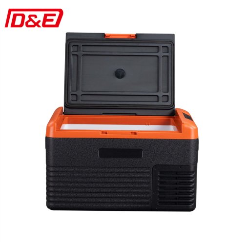 60W 12v 24v  28.6LRefrigerator Box Mini Deep Freezer Portable Compressor Car Fridges For Car RV