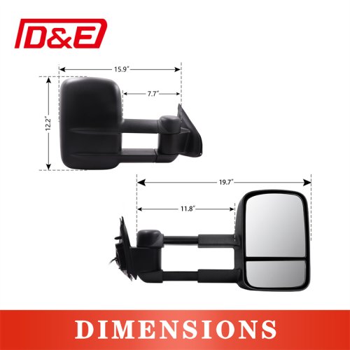  Wholesale Anti Fog Anti Water Rain Car Mirror Manual Black for 1984-2022 Landcruiser 70-79