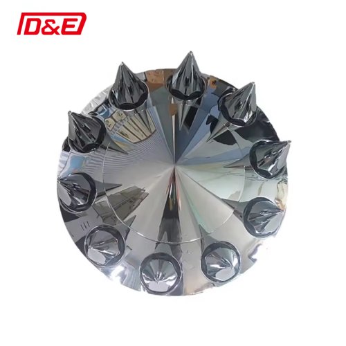 ABS Chrome Rear Wheel Axle Covers with Dome Hubcaps 22.5'' PCD 285.75mm suitable American Trucks