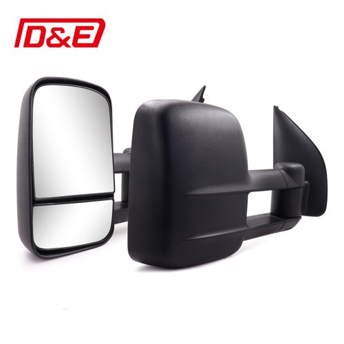 Trailer Extendable Towing Mirrors for Toyota LandCruiser 70 75 76 78 79 Series Black Towing Mirrors for Trucks/tow trucks